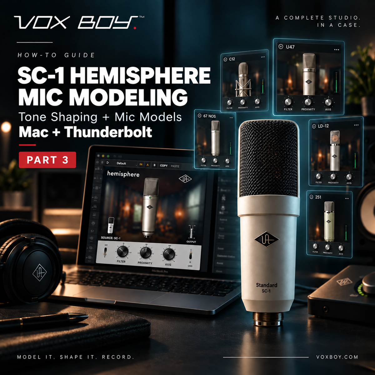 SC-1 Hemisphere Mic Modeling for Voice Over on Mac + Thunderbolt — Vox Boy Part 3