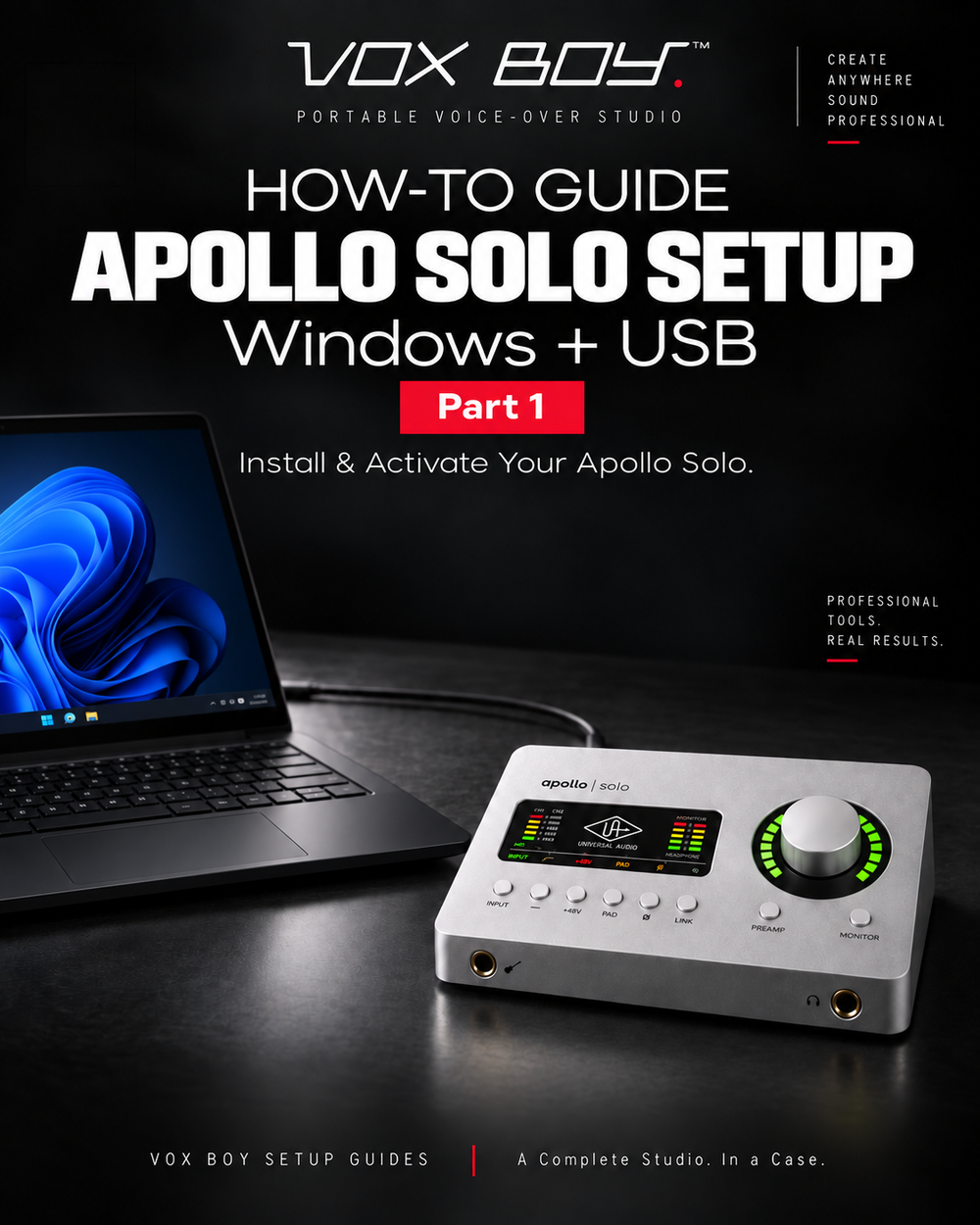 Vox Boy Apollo Solo setup guide - Windows and USB - Part 1