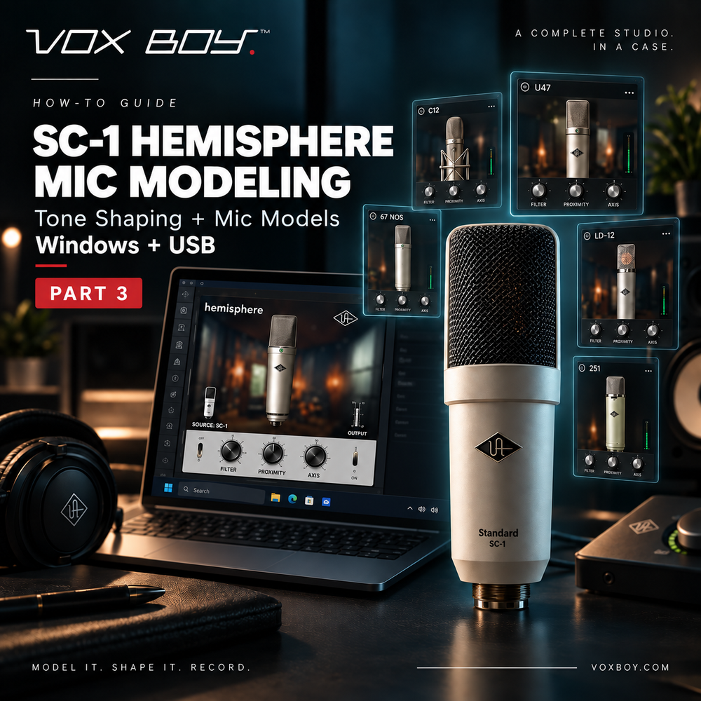 Vox Boy SC-1 Hemisphere mic modeling guide - Windows and USB - Part 3