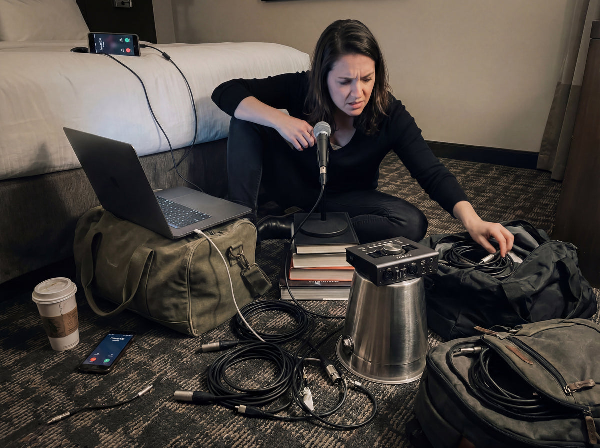 Stop Assembling Makeshift Studios on the Road.