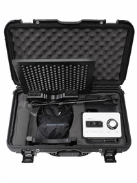 VB1 Pro Shotgun Ready packed with the Apollo Solo interface, Beyerdynamic headphone pouch and the empty shotgun microphone channel